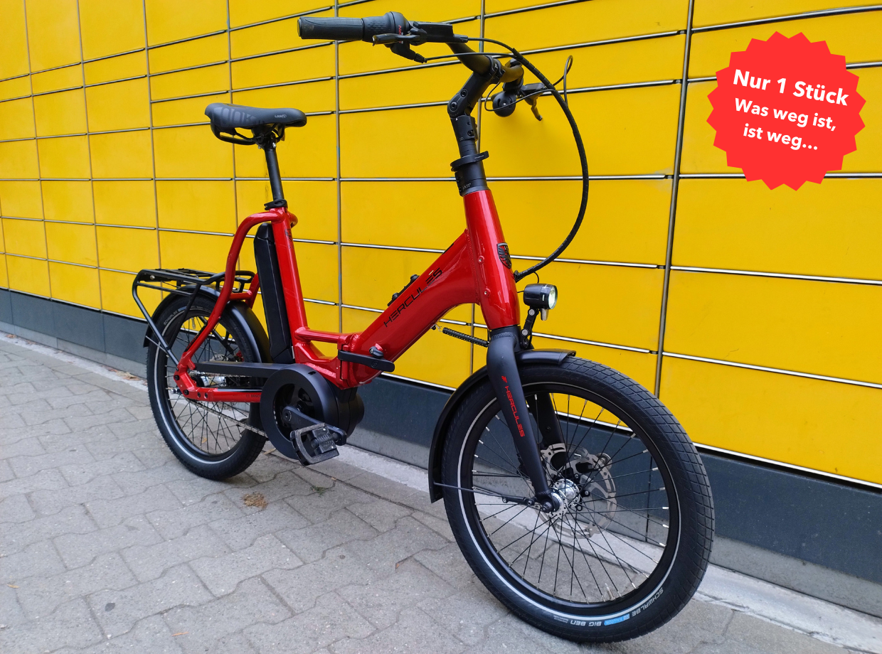 Hercules Fold F7 Faltrad Klapprad Bosch Purion200 E-Bike – Ein gutes Rad
