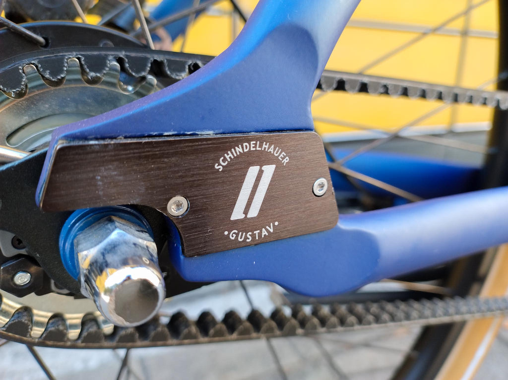 Schindelhauer Ludwig VIII gebraucht Citybike blau Detail 1