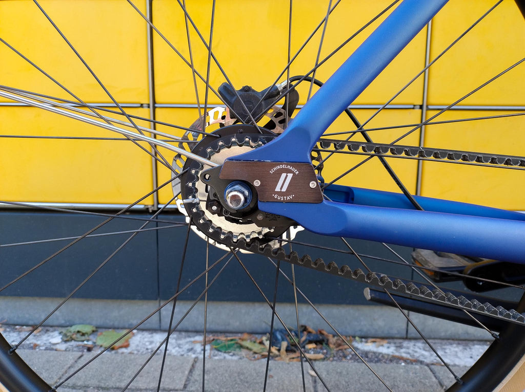 Schindelhauer Ludwig VIII gebraucht Citybike blau rechts hinten