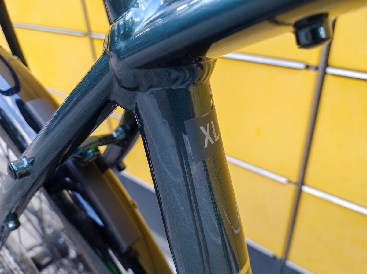 Diamant Nhoma grün 2025 Gravelbike Detail Sitzrohr