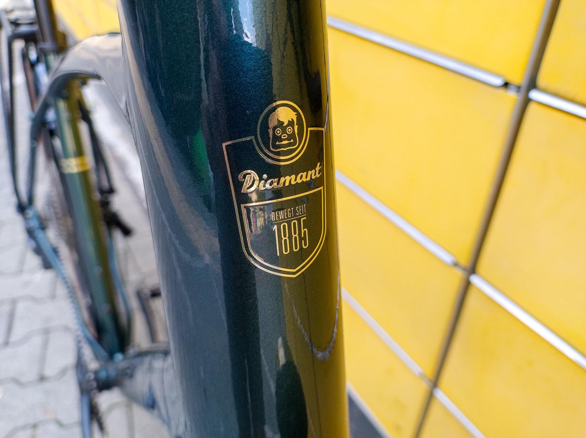 Diamant Nhoma grün 2025 Gravelbike Detail Sitzrohr
