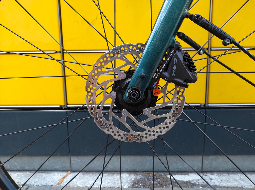 Diamant Nhoma grün 2025 Gravelbike Front links