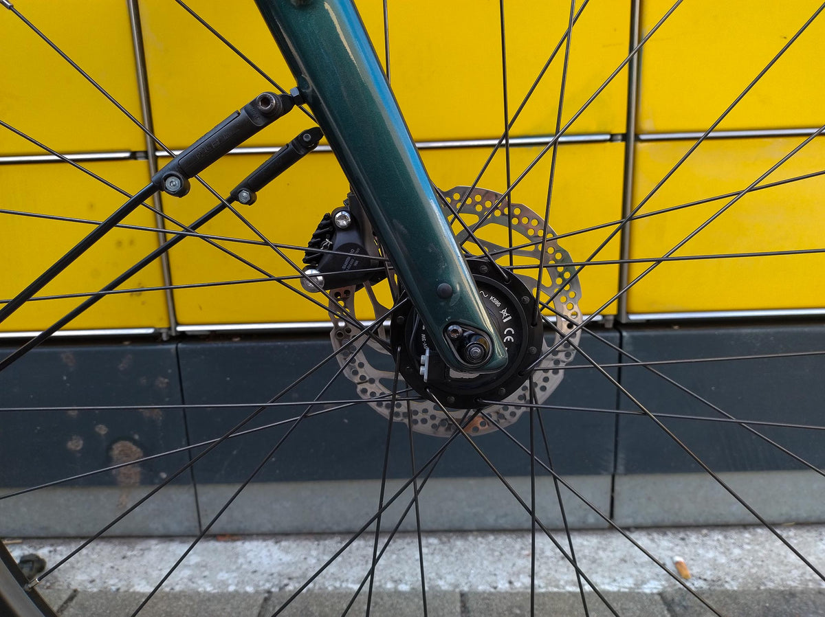 Diamant Nhoma grün 2025 Gravelbike Front rechts